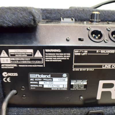Roland KC-550 4-Channel 180-Watt 1x15" Keyboard Combo Amp image 8