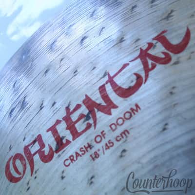 *Zildjian 18" Oriental Crash Of Doom Sound Effects B20 Bronze Avedis+Sound File* image 3