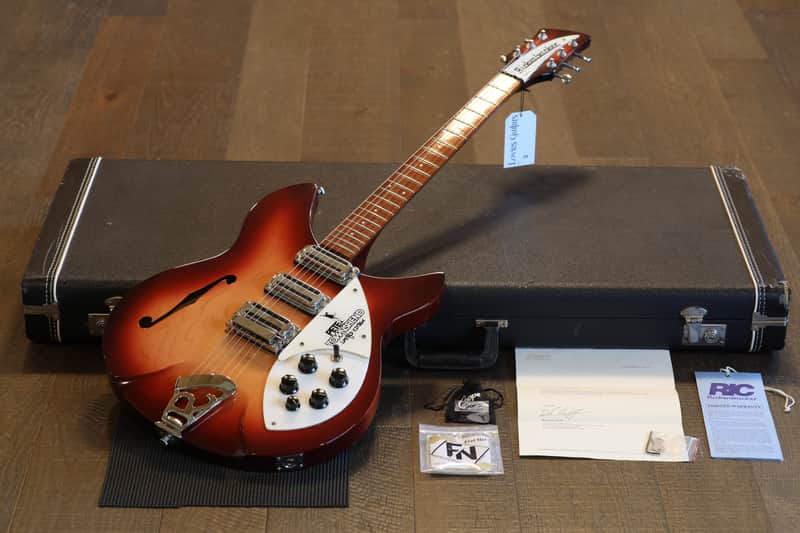 1998 Rickenbacker Pete Townshend Signature Electric Guitar FireGlo + OHSC image 1