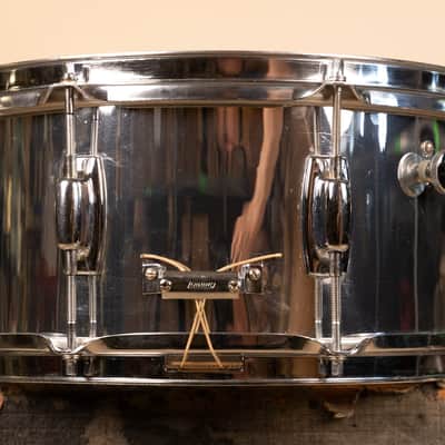 1990 Ludwig 6.5x14 LR-751 Rocker Snare Drum image 7