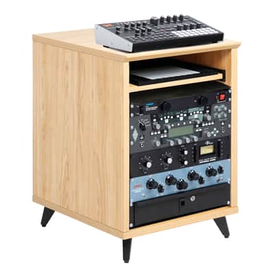 Gator Frameworks GFW-ELITEDESKRK-MPL Elite Series Desk 10U Rack - Maple Open Box image 7