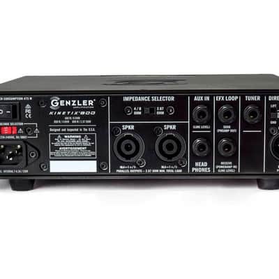 Genzler Kinetix - 800 Watt Bass Amplifier with Tube Preamp image 4