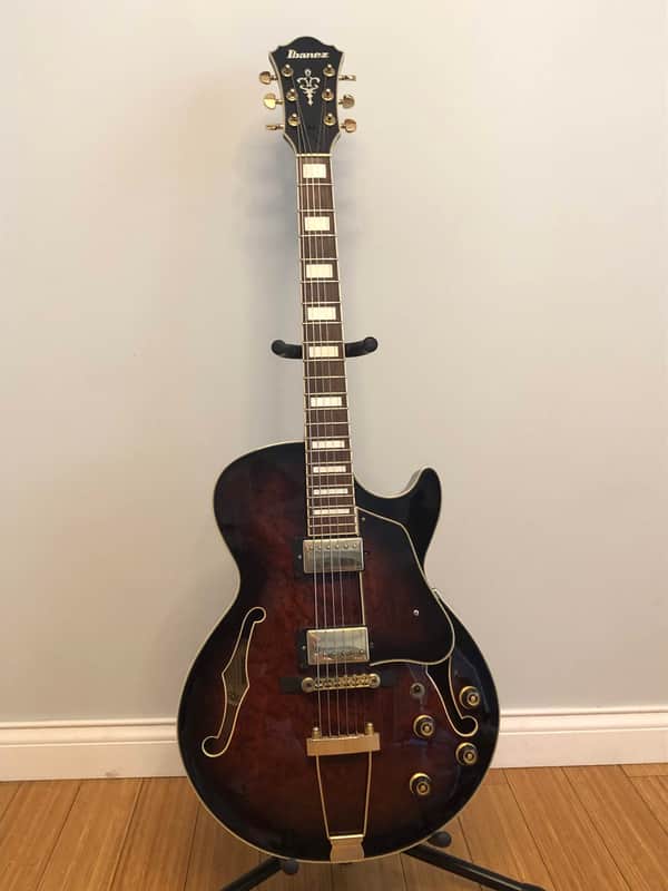Ibanez AG95-DBS Artcore Expressionist 2013 - 2018 - Dark Brown Sunburst image 1