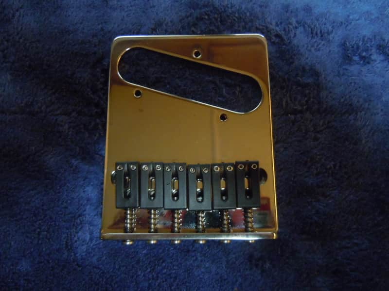 Tele Bridge With Graph Tech Saddles (Chrome) image 1