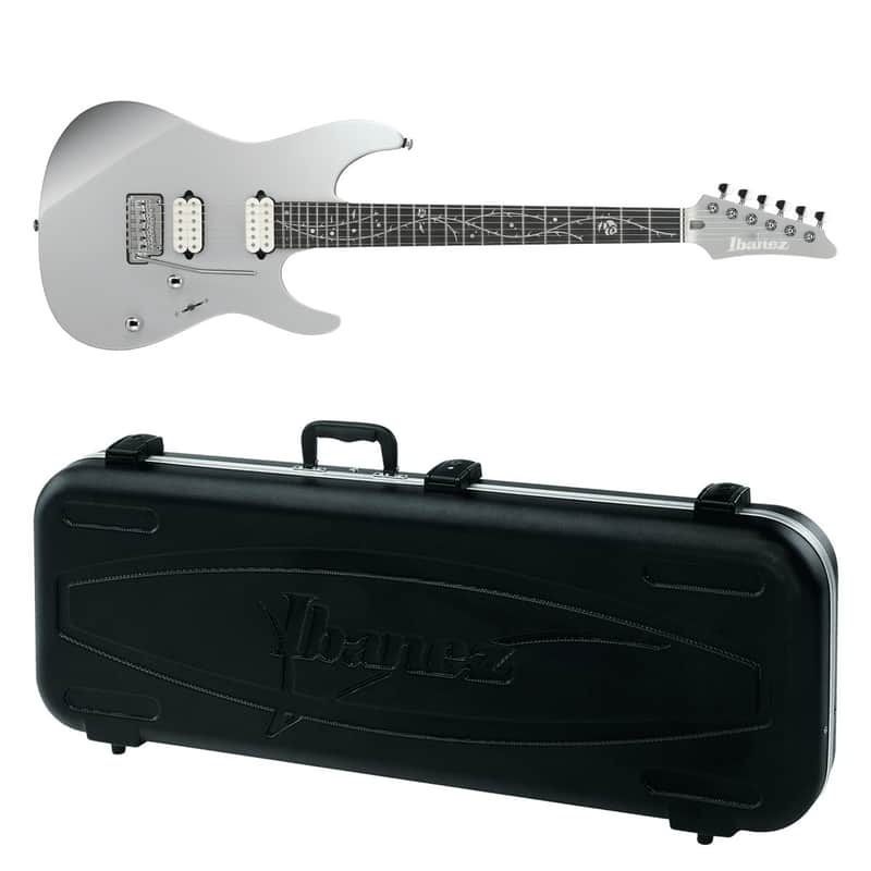 Ibanez TOD10 Tim Henson Signature Silver + Ibanez Case BRAND NEW image 1