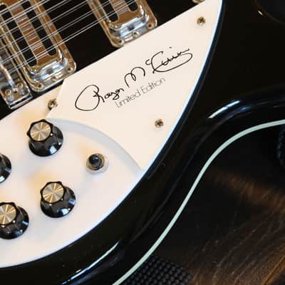 1998 Rickenbacker 370/12RM Roger McGuin Limited Edition 12-String Electric Guitar Jetglo + OHSC image 6
