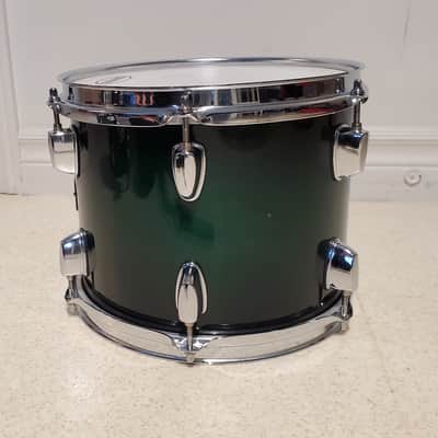 Mapex M 10"x8"inch Tom Drum W/Mount - Lacquered Green Fade - Gorgeous Clean A+ image 4
