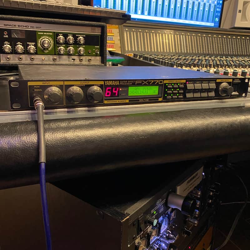 Yamaha FX770 90s guitar multi effects processor made in Japan amp