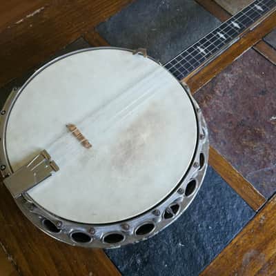 Gretsch Broadkaster B 4-string tenor resonator banjo w/hsc 1928 image 3