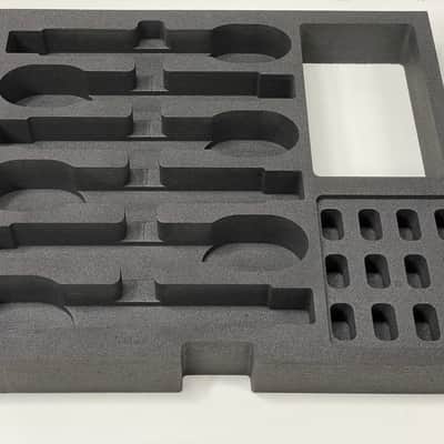 Custom Foam Insert for Rack Drawer fits Shure Axient Digital ULXD QLXD Wireless Handheld Battery QLXD2 ULXD2 AD2 SB900 SB900A SB900B SB900C image 2