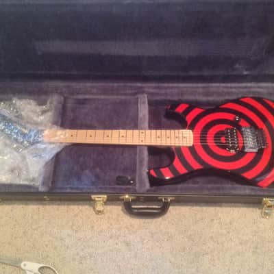 Kramer Music Yo 1984 early 2000's Red/Black Bullseye image 13