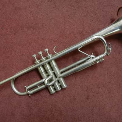 Elkhart Vintage Silver Plated Trumpet 1920's image 5
