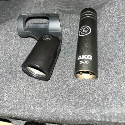 AKG C430 Small Diaphragm Cardioid Miniature Condenser Microphone 2010s - Black image 1