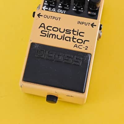 Boss AC-2 Acoustic Simulator (Silver Label) 1997 - 2006 - Yellow image 5