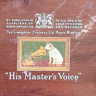 Vintage Antique HMV Jazz Blues Guitar Speaker Cab Cabinet - Elliptical Paper Cone - Beautiful Tone ! image 9
