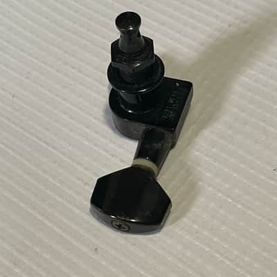 2005 Era Jackson Dinky Guitar Black Reverse Jin Ho Korea Tuners Tuning Pegs 6 In Line image 8