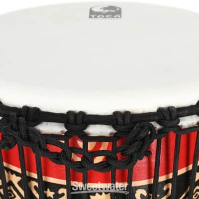 Toca Percussion Freestyle Rope-tuned Djembe - Bali Red (SFDJ-12RPd1) image 1