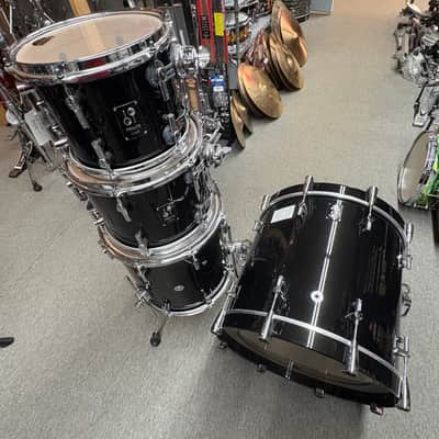 Sonor Prolite Brilliant Black High Gloss Vintage Maple Drum Set image 9