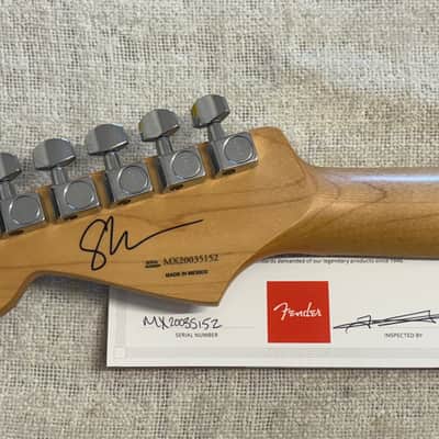 2020 Shawn Mendes Foundation Musicmaste Floral Design HS Limited Edition Out of Production CLEAN + Fender G&G Deluxe Hardshell Case image 22