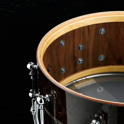 Tama TBWS1465S-GCS WALNUT/BUBINGA STAR Reserve Snare Drum #3 14"×6.5" image 5
