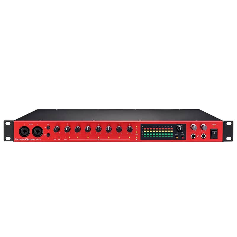 Focusrite Clarett+ 8Pre 18-in 20-Out USB Audio Interface image 1