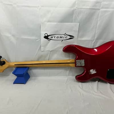 Kramer Striker 700ST Bass Guitar - Red MISSING NECK STRAP STUD image 5