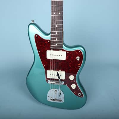 Fender American Professional Classic Jazzmaster Metallic Teal Electric Guitar image 3