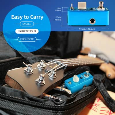 Mooer Drop Pitch Harmonizer Guitar Effect Box - MPS1 Octave Pitch Box Guitar Harmonizer Pedal with True Bypass image 7