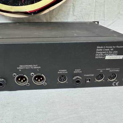 Rocktron Prophesy Guitar Multi-Effects Processor Rack Module image 8