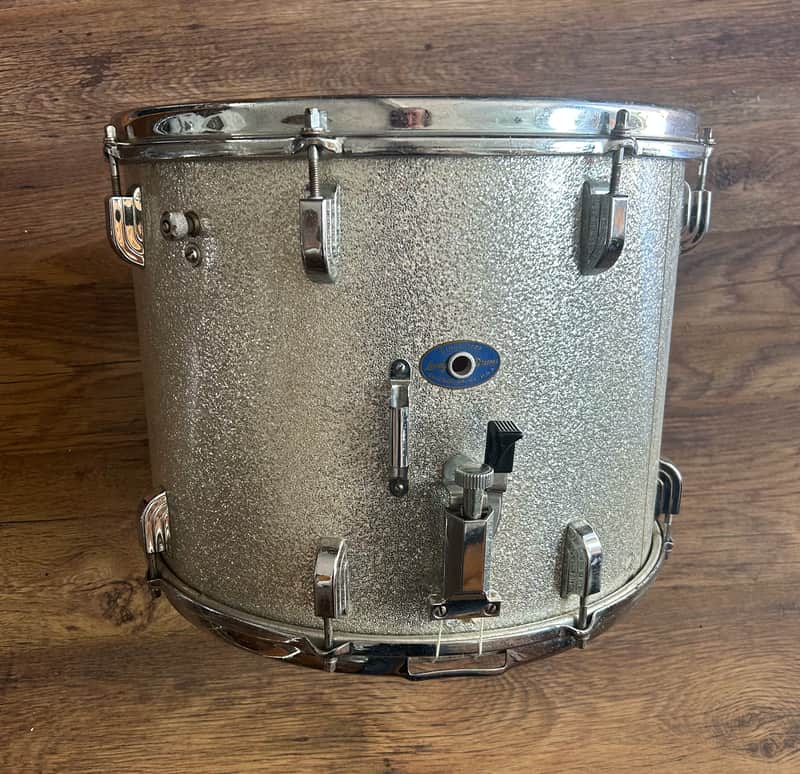 Leedy Marching Snare Drum 1970's - Champagne Sparkle image 1