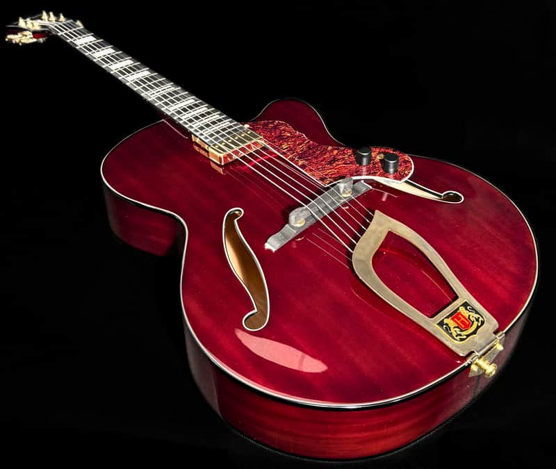 Hagstrom HL-550 w/Case - Natural Mahogany *USA Small Business* image 1