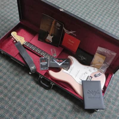 2024 Fender Custom Shop Kyle McMillin Master Built MBKM 62 Stratocaster NOS Sparkle Shell Pink! w/OHSC&COA image 11