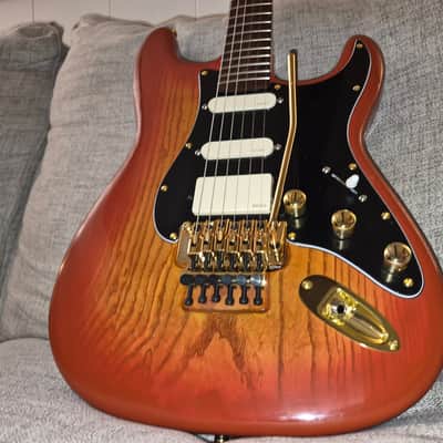 Partscaster Lukather style stratocaster guitar EMG SPC image 5