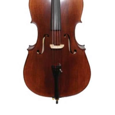 Capri Cello 4/4 Hand Carved Highly Flamed Back And Sides image 1