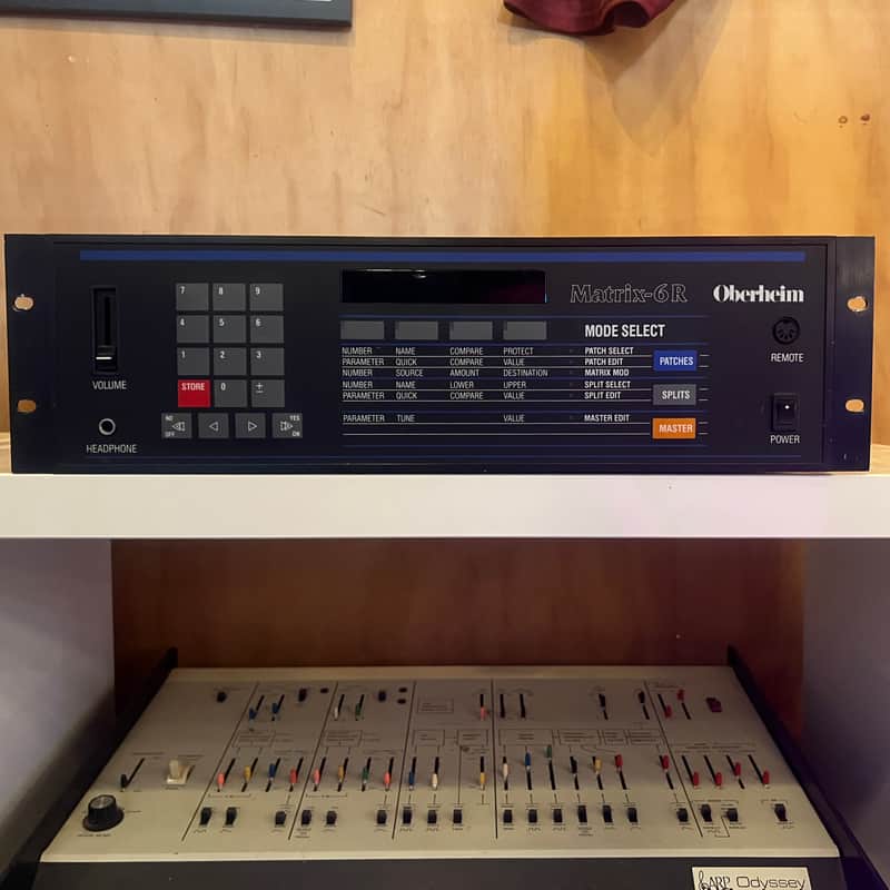 Oberheim Matrix 6R Rackmount 6-Voice Synthesizer 1986 - Black | Reverb