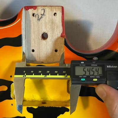 2010's Kramer Pacer Vintage Series Bengal Tiger Stripe Guitar Body Floyd Ready image 23