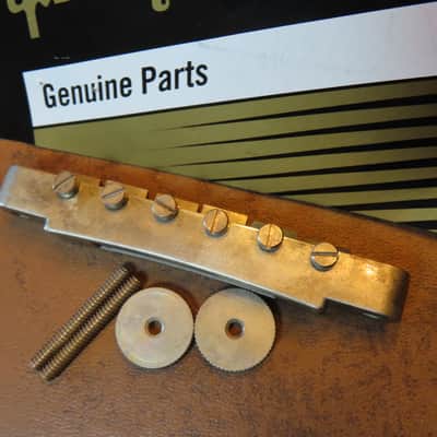 aged Gibson Historic ABR-1 No Wire Tune-O-Matic Bridge Nickel fits Les Paul 335 image 6