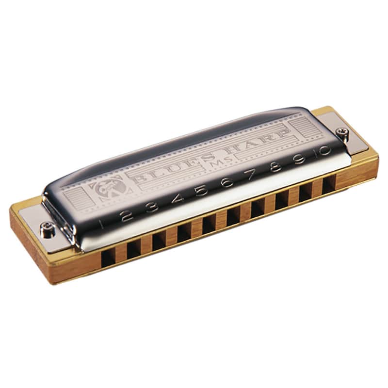 Hohner 532BX-F MS Series Modular Blues Harp Harmonica - Key of F image 1