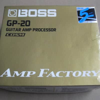 used condition Boss EMPTY BOX for GP-20 Amp Factory (NO pedal / NO paperwork), from early 2000s to mid 2000s (specifically 2001) image 4