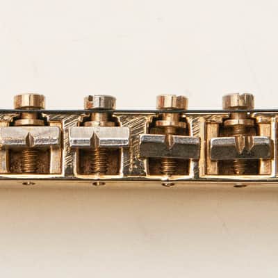 Original Gibson ABR 1 Bridge 1966-1970 Gold W/ original Thumbwheels image 10