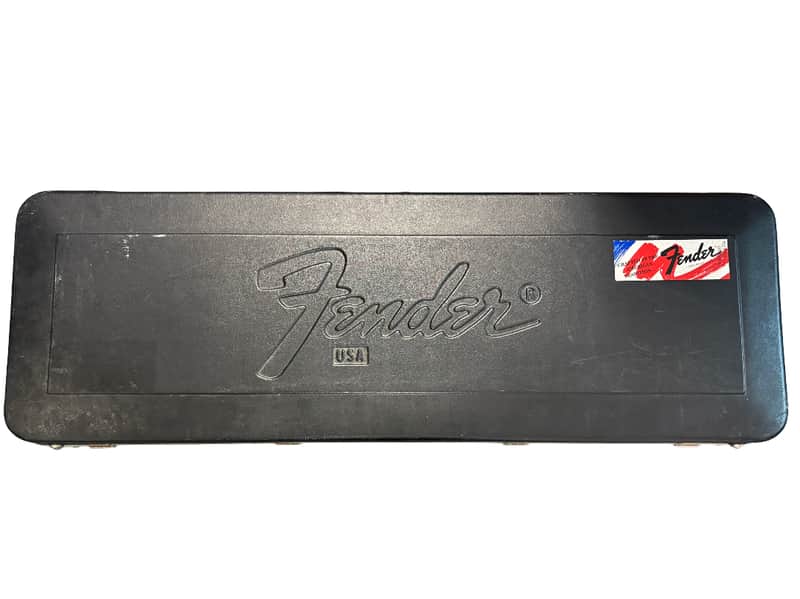 Vintage Fender Molded Hard Shell Case 80s - Black (Used) image 1