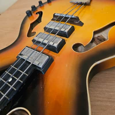 Mariya Bass Guitar 4 Strings USSR Soviet Vintage and Rare image 7