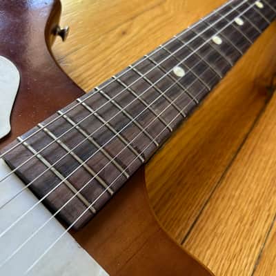 1960s Kay Vanguard K100 Electric Guitar w/ Original Chipboard Case image 3
