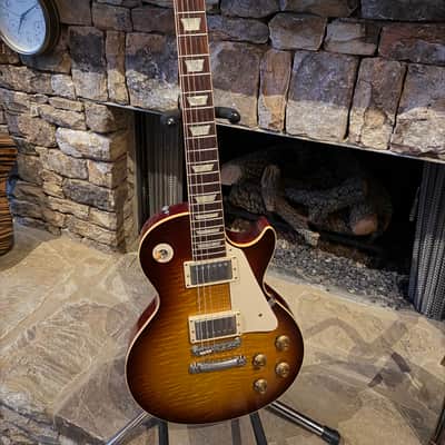 Gibson Custom Shop Historic Collection '59 Les Paul Standard Flametop Reissue 2003 - 2006 - Heritage Darkburst image 2