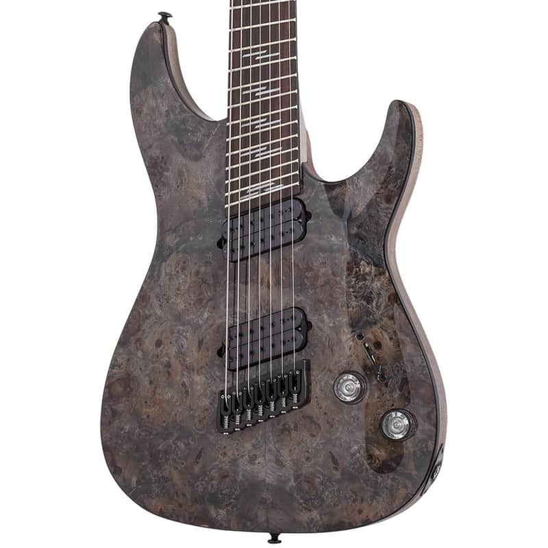 Schecter Omen Elite-7 Multiscale 7-string Electric Guitar - Charcoal image 1