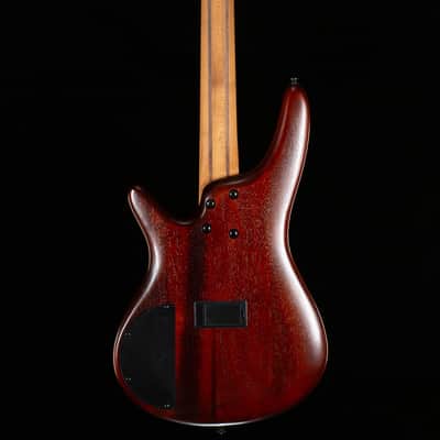 Ibanez SR500AMHL SR Standard 4 String Electric Bass Mahogany Brown Burst Low Gloss (467) image 4