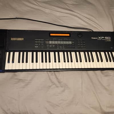 Roland XP-50 61-Key 64-Voice Music Workstation Keyboard 1995 - 1998 - Black