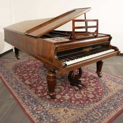 John Broadwood & Sons London Grand Piano | Satin Rosewood | SN: 21027 image 3