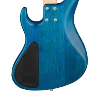 Sadowsky MetroLine 24-Fret Vintage J/J Bass-Swamp Ash Body-4 String-Ocean Blue Transparent Satin image 3