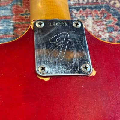 1967 Fender Coronado II with Tremolo, Rosewood Fretboard - Candy Apple Red image 16